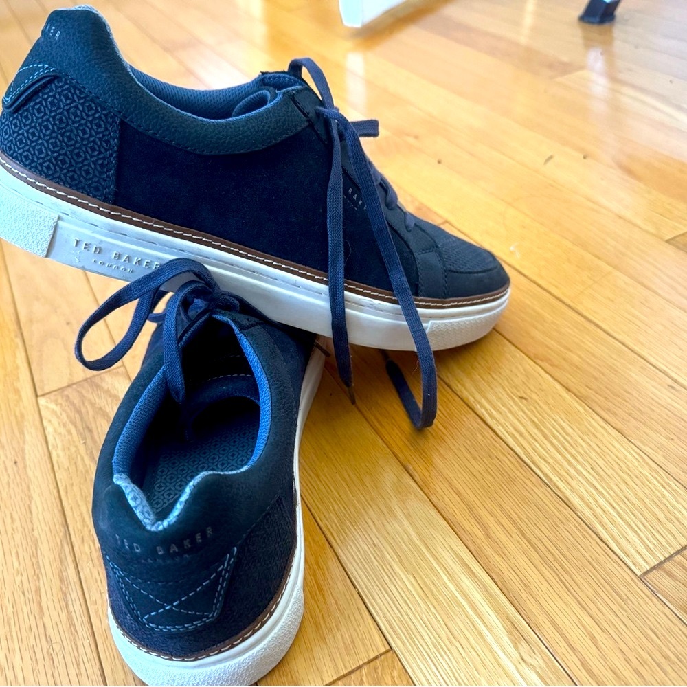 Ted Baker London Black and Gray Sneakers